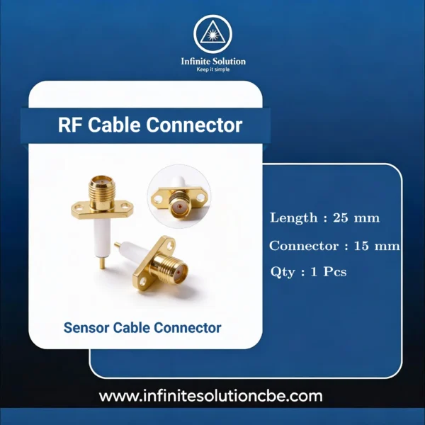RF Cable or Sensor Cable Connector (Copper)